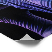 Waterverf Schilderen van een olifant 3:4 Poster (Hoek)