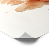 Waterverf Schilderen van Huis Plant in Pot III Poster (Hoek)