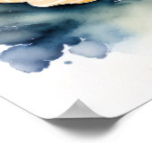 Waterverf Schilderen van Oranje Vis Poster (Hoek)