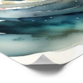 Waterverf Schilderen van Vis Poster (Hoek)