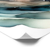 Waterverf Schilderen van Viskoraal Poster (Hoek)