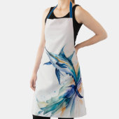 Waterverf Schilderen van zwaardvis Schort (Insitu)