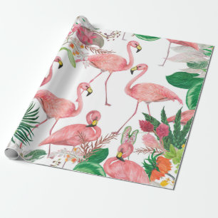 Waterverf schilderend naadloos patroon met flaming cadeaupapier