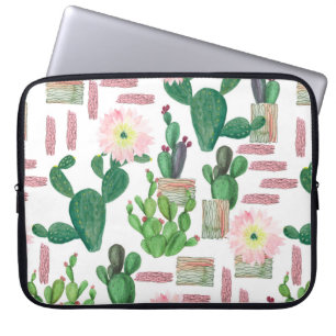 Waterverf schilderend naadloos patroon. Waterverf Laptop Sleeve