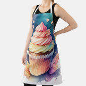 Waterverf Schilderij Cupcake Schort (Insitu)