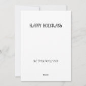  Waterverf schilderij Feestdagenkaart (Achterkant)