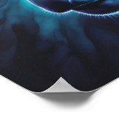 Waterverf schilderij majestueuze eland 5:4 poster (Hoek)