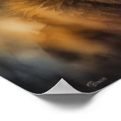 Waterverf schilderij Moose 5:4 Poster (Hoek)