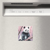 Waterverf schilderij Panda Beer Magneet (Insitu (Vaatwasser))