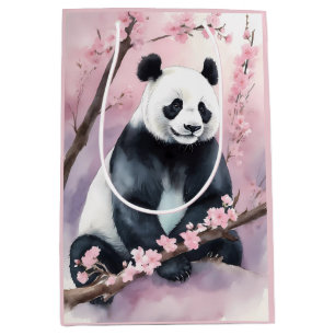 Waterverf schilderij Panda Beer Medium Cadeauzakje