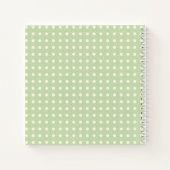 Waterverf schilderij Polka dots Groene Tuin Schets Notitieboek (Achterkant)
