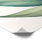 Waterverf Schilderij van Gladiolas VIII Poster (Hoek)