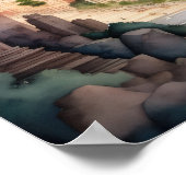 Waterverf Schilderij van het oude Rome II Poster (Hoek)