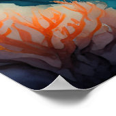 Waterverf Schilderij van Koi Fish VI Poster (Hoek)