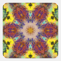 waterverf schilderij Vogel Chromatische Harmonie