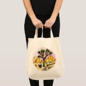 Waterverf schilderkunst van Joshua Tree National P Tote Bag (Voorkant (product))