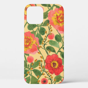 Waterverf schilderretro floral naadloos patroon iPhone 12 hoesje