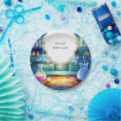 Waterverf Science Magic Scientist Verjaardag Papieren Bordje (Feest)