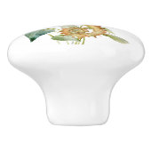 WATERVERF SEAHORSE ART, BEACH, KUSTTIJD ZEE KERAMISCHE KNOP (Zijkant)