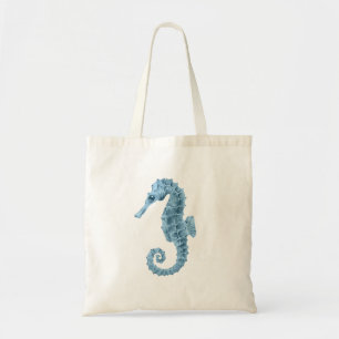 Waterverf Seahorse Canvas tas Stijlvolle katoene