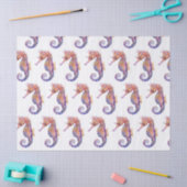 Waterverf Seahorse Pattern Decoupage Tissuepapier (Craft)