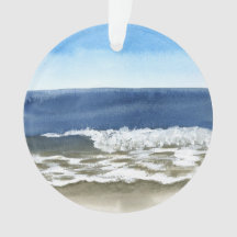 Waterverf Seascape Ornament