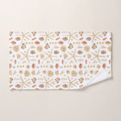 Waterverf Seashells Bad Handdoek (Handdoek)