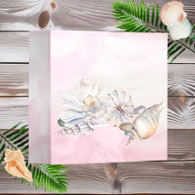 Waterverf Seashells Scrapbook Album