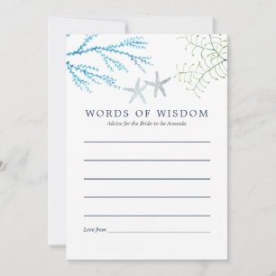 Waterverf Seaweed Beach Threadal Advice Advieskaart