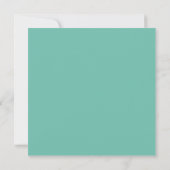 Waterverf Serene Palm Tree | Datum opslaan Save The Date (Achterkant)