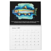 Waterverf Series: Vis Aura Kalender (Jan 2027)