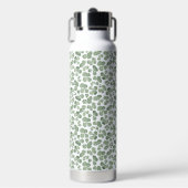 Waterverf Shamrock Clover Patterned Waterfles (Voorkant)