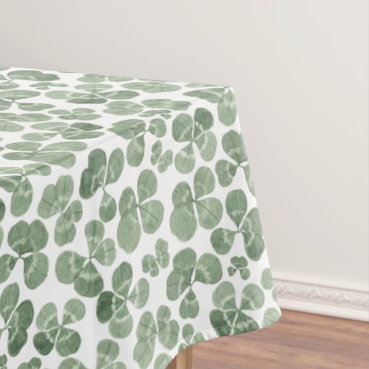 Waterverf Shamrock Clover St. Patrick's Day Tafelkleed (Voorbeeld)
