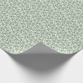 Waterverf Shamrock St. Patrick's Clover Patterned Cadeaupapier (Hoek)