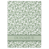 Waterverf Shamrock St. Patrick's Clover Patterned Klembord (Achterkant)
