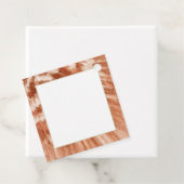 Waterverf Shell Print Border Gift Label (In situ)