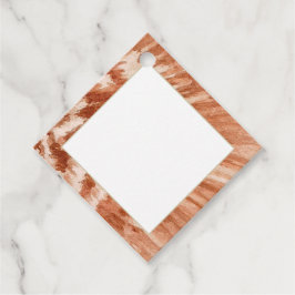 Waterverf Shell Print Border Gift Label