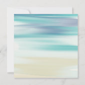 Waterverf Shell Wedding Save the Date (Achterkant)