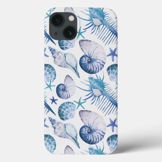 Waterverf Shells Case-Mate iPhone Case (Achterkant)