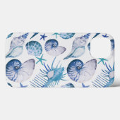 Waterverf Shells Case-Mate iPhone Case (Achterkant (horizontaal))