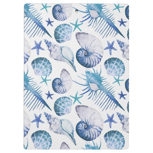 Waterverf Shells Klembord (Achterkant)