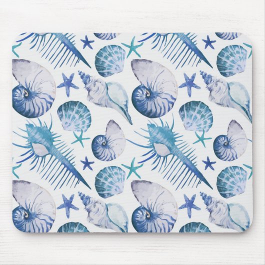 Waterverf Shells Muismat (Voorkant)