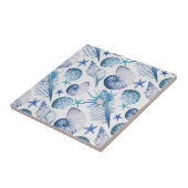 Waterverf Shells Tegeltje (Zijkant)