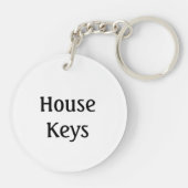 Waterverf Shih Tzu Sleutelhanger (Achterkant)