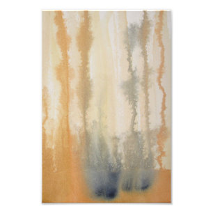 Waterverf Sienna Wilds Abstract Foto Afdruk