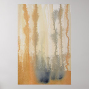 Waterverf Sienna Wilds Abstract Poster