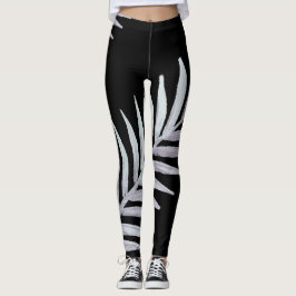 waterverf Silver Leaves Leggings
