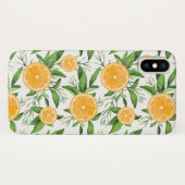 Waterverf Sinaasappels en gebladerte Case-Mate iPhone Case (Achterkant (horizontaal))