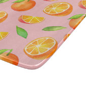 Waterverf Sinaasappels Patroon Snijplank (Hoek)