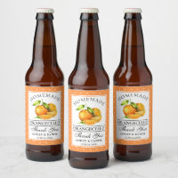 Waterverf Sinaasappels Stippen Orangecello bruilof